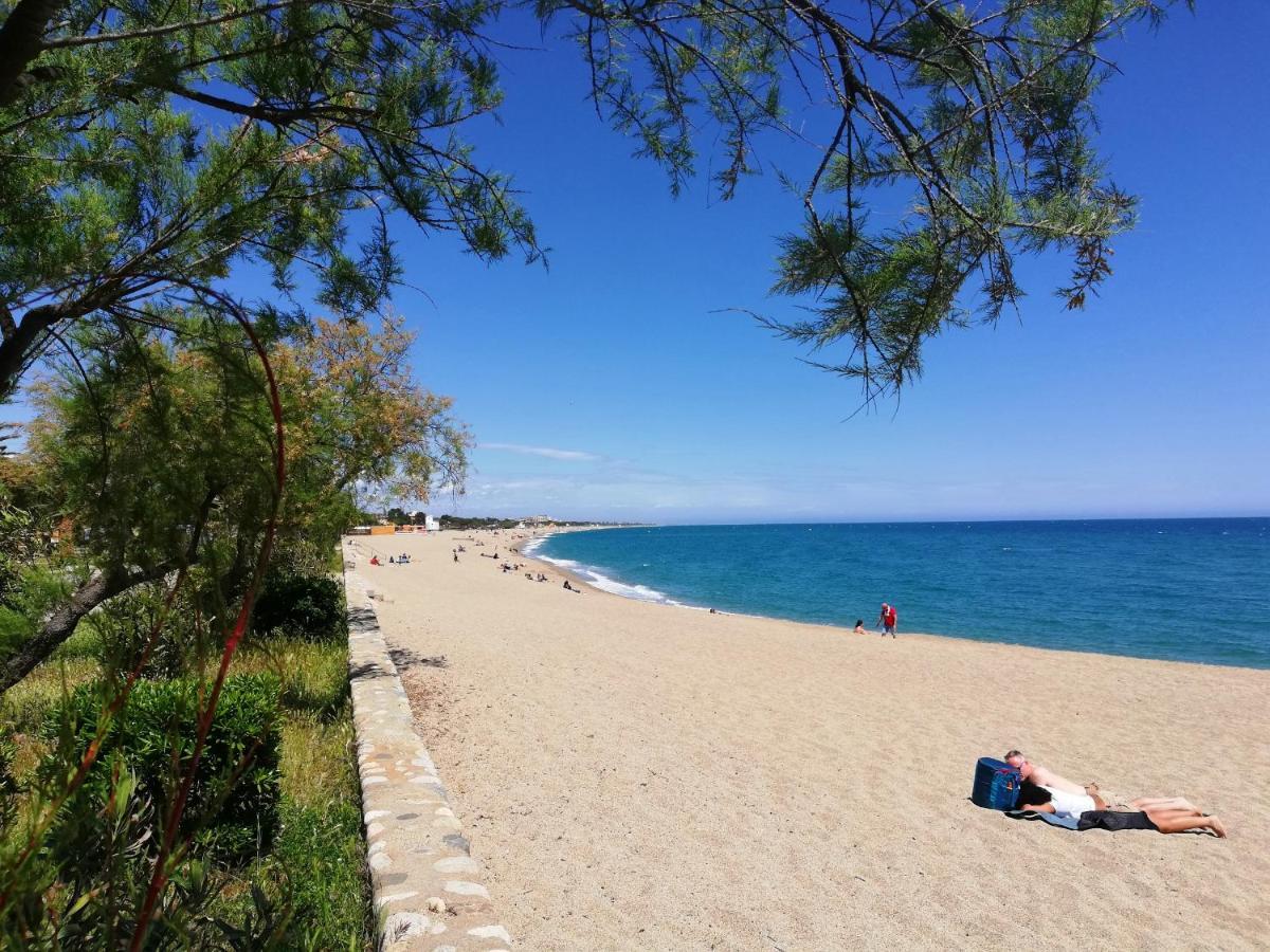 Résidence Le Lagon - En bord de mer et proche des commerces - Climatisation - 2 chambres -Terrasse - Vue montagne Argelès-sur-Mer Esterno foto