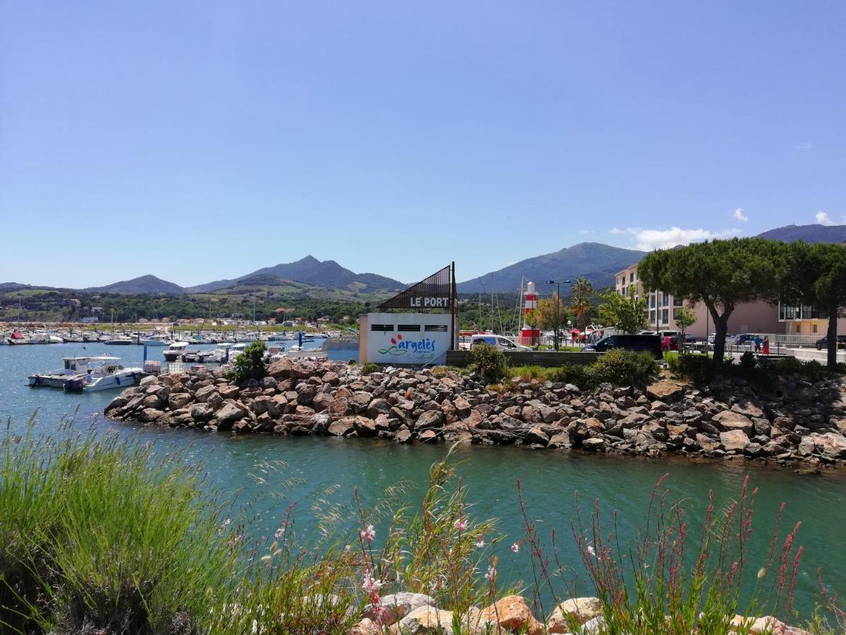 Résidence Le Lagon - En bord de mer et proche des commerces - Climatisation - 2 chambres -Terrasse - Vue montagne Argelès-sur-Mer Esterno foto
